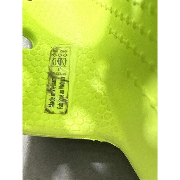 Crocs Kid's Classic Slide Sandals Limeade Green J2 Waterproof Outdoor Swim Shoes - Picture 7 of 7